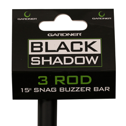 Hrazda Gardner Black Shadow Snag Buzzer Bars (3 rod), 15 inch