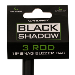 Hrazda Gardner Black Shadow Snag Buzzer Bars (3 rod), 12 inch