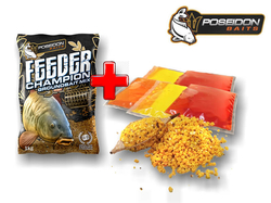 Poseidon Baits Krmítková směs Champion Feeder Edition 1kg+Liquid 980g-Feeder Carp