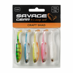 Savage Gear Gumová nástraha CRAFT SHAD 10cm/6g DARK WATER MIX 5ks