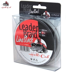 Hell-Cat Splétaná návazcová šňůra Leader Braid Line Black 20m