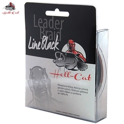Hell-Cat Splétaná návazcová šňůra Leader Braid Line Black 20m