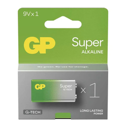 Alkalická baterie GP Super 9V (6LF22), 1 ks