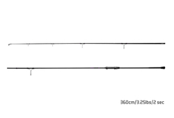 Delphin CORSA BLACK Carp SiC 360cm/3,25lb 2díly