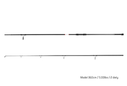 Delphin Spodový prut BOMBER Spod 360cm/5.00lbsl	