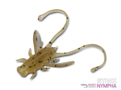 Umělá nástraha Delphin B! Stinx NYMPHA 2,5 cm / 20 ks - Muddy Kreveta