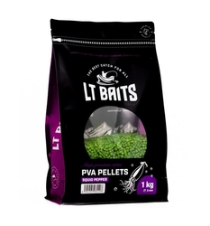 LT Baits PVA Peletky Squid Pepper 1kg/3mm