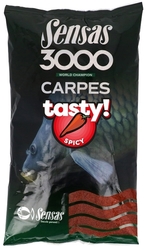 Sensas Krmítková směs 3000 Carp Tasty Spicy 1kg