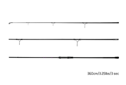 Delphin CORSA BLACK Carp SiC 360cm/3,25lb 3dílný