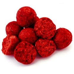 Magic Wolf zakrmovací boilies Jahoda 5 kg / 20 mm