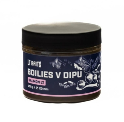 LT Baits Boilies v dipu 300g-Salmon LT
