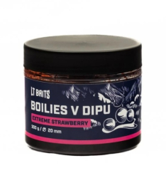 LT Baits Boilies v dipu 300g-Extreme Strawberry