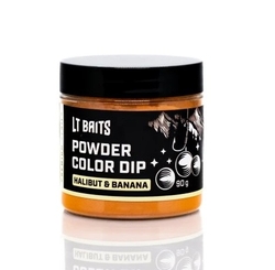 LT Baits Powder Color Dip 90g-Halibut-Banana