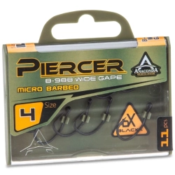 Anaconda Háčky Piercer Angle Wide Gape Micro Barb 11ks