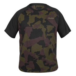 Avid Carp Tričko Distortion Camo Lite T-Shirt