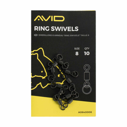 Avid Carp Obratlíky s kroužkem Carp Outline Ring Swivels