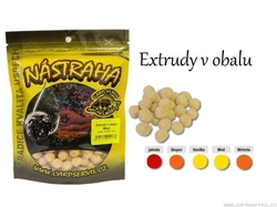 Extrudy v obalu  - 35 g/Med/žlutá