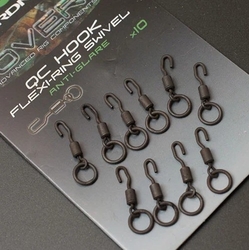 Obratlík Gardner Covert QC Flexi Ring Swivels 10ks, vel.12