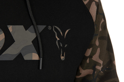 Fox Mikina Black Camo Raglan Hoodie