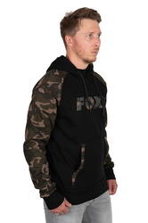 Fox Mikina Black Camo Raglan Hoodie