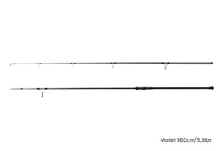 Delphin Prut ORBIT 360cm/3,50lb  2díly