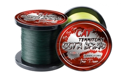 Sumcová pletená šňůra Cat Territory Octa Braid Green 300m/0,50mm