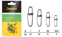 Delphin Karabinka Crosslock Snap BN-0 10ks