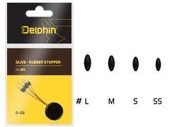 Delphin zarážky Olive-Rubber stopper