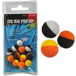 Giants fishing Pěnové plovoucí boilie Zig Rig Pop-Up  mix colour 14mm,12ks