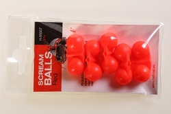 Hell-Cat Chrastítko Scream Balls Red,5ks