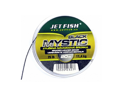 Jet Fish Ztužená návazcová šňůra Black Mystic 20m 25lb