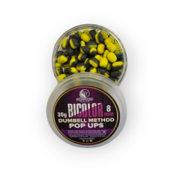 Poseidon Baits Bicolor Dumbell Method Pop-Ups 8mm
