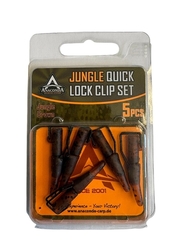 Anaconda Sada Jungle Quick Lock Clip Set Hnědá 5ks