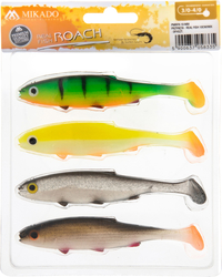 Mikado Gumová nástraha Real Fish 10cm/4ks Roach