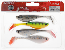 Mikado Gumová nástraha Spark Mix 4ks/8,5cm