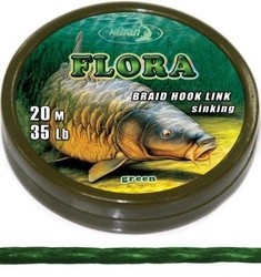 Katran Měkká návazcová šňůrka Braided hook links FLORA 15lb 20m