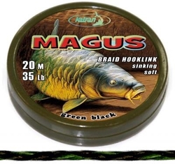 Katran Měkká návazcová šňůrka Braided hook links MAGUS 15lb 20m