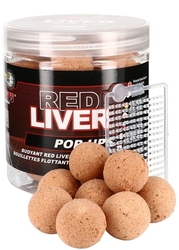 Starbaits Plovoucí boilies-Red Liver 80g