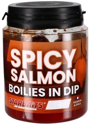 Starbaits Boilies in Dip Spicy Salmon 150g