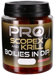 Starbaits Boilies In Dip Pro Scopex Krill 150g