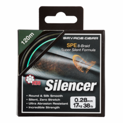 Savage Gear Splétaná šňůra HD8 Silencer Braid 120m