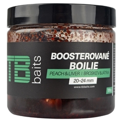 TB Baits Boosterované Boilie Peach Liver 20-24mm/120g