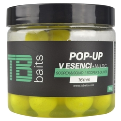 TB Baits Plovoucí Boilie Pop-Up Yellow Scopex Squid + NHDC 65g/16mm