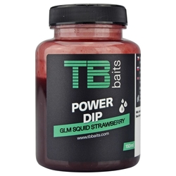 TB Baits Power Dip GLM Squid Strawberry 150ml