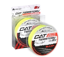 Mikado Pletená šňůra Nihonto Octa Braid Fluo Yellow 150m/0,50mm