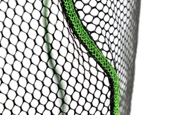ZFISH Podběráková Hlava Rubber Landing Net ZFS-55