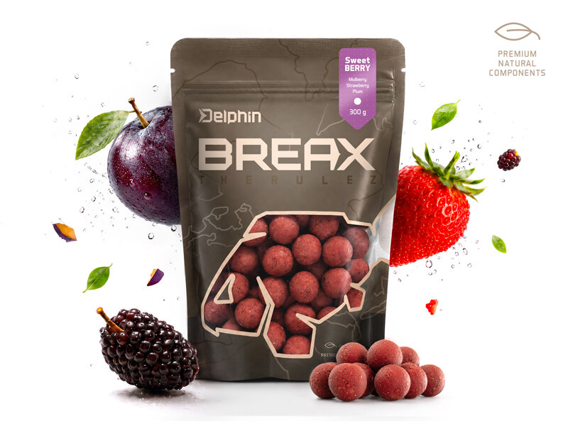 Boilies Delphin BreaX / SweetBERRY 300 g
