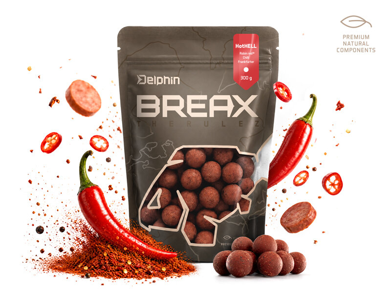 Boilies Delphin BreaX / HotHELL 300 g