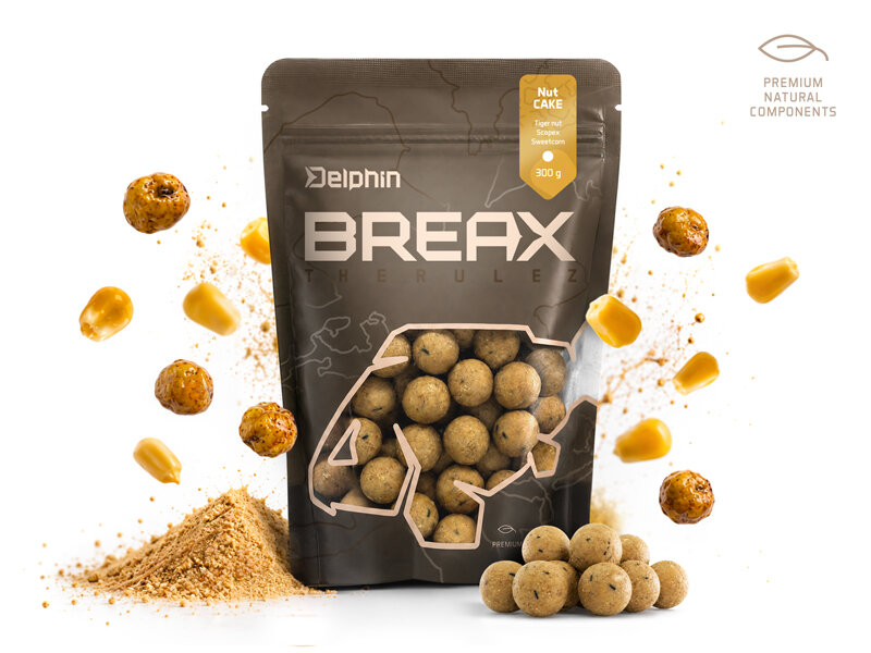Boilies Delphin BreaX / NutCAKE 300 g