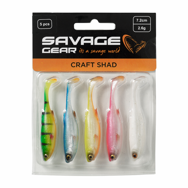 Savage Gear Gumová nástraha CRAFT SHAD 8,8cm/4,6g DARK WATER MIX 5ks